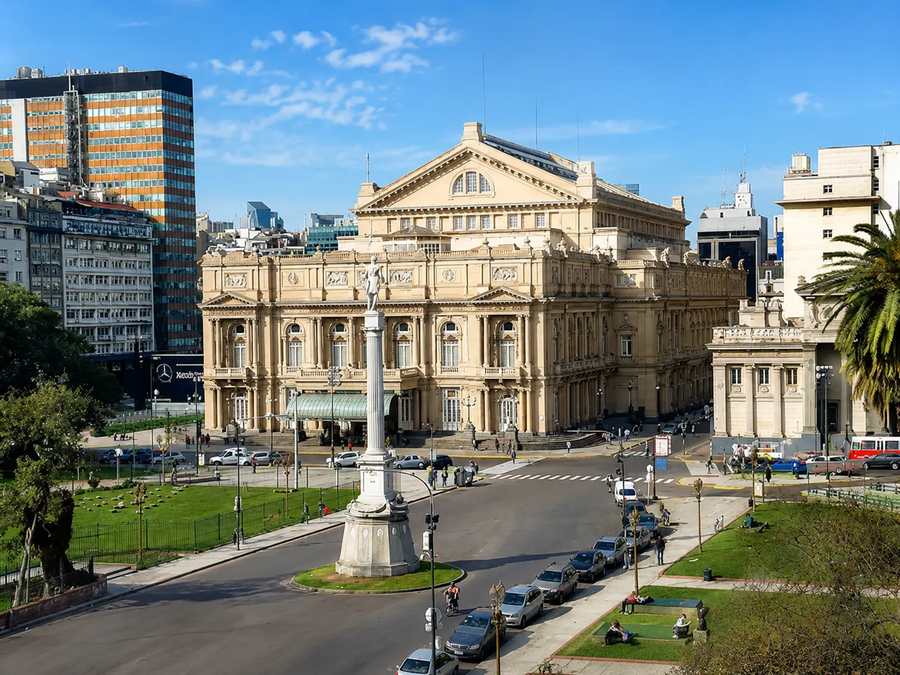A landmark in Colón, Argentina